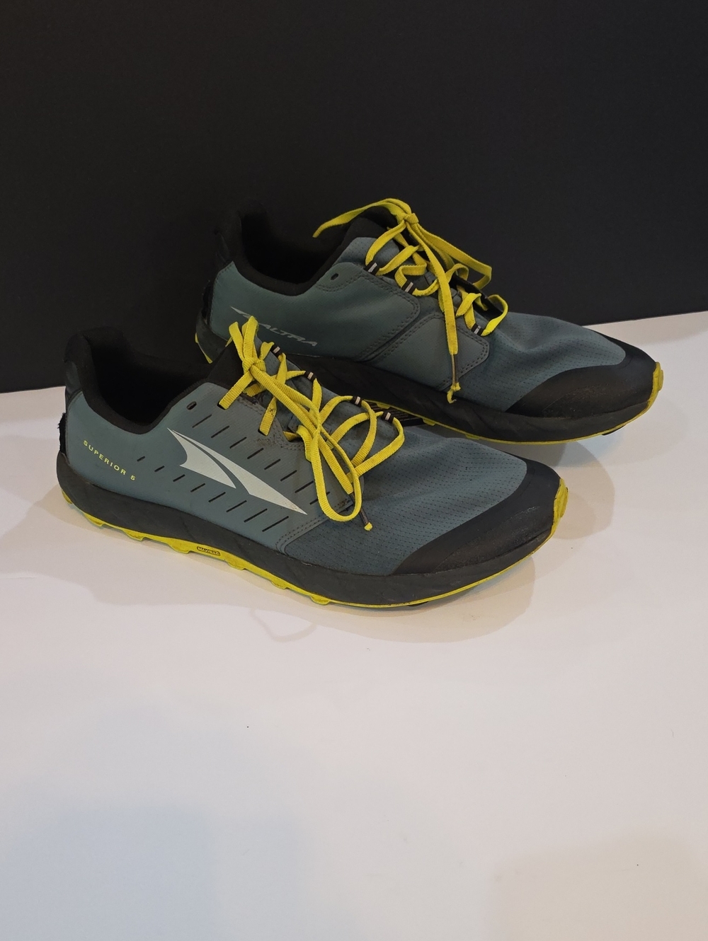 Altra Superior 5 Men’s Trail Running Shoes - Teal/Yellow Size 14
